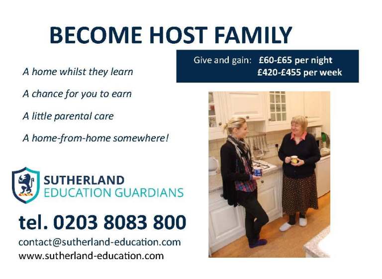 Host families in York area are needed