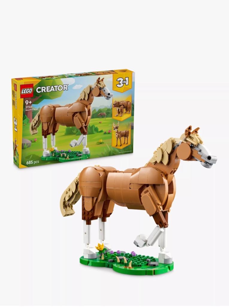 NEW LEGO Creator Beautiful Horse (31166) 3-in-1 Set