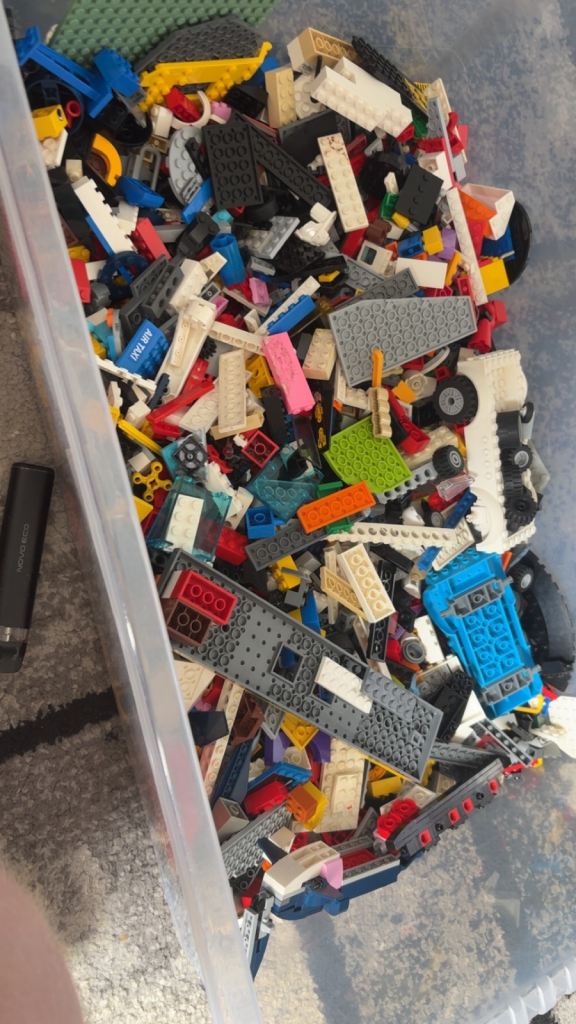 Large Box of Mixed Lego Bricks and Pieces – Good Condition
