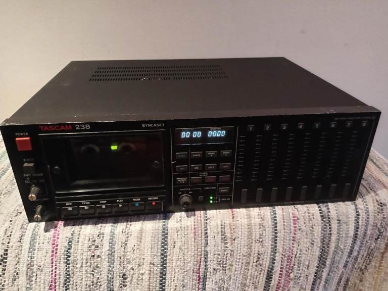 Tascam 238 Syncaset 8-Track Cassette Recorder *Refurbished Capstan Motor*