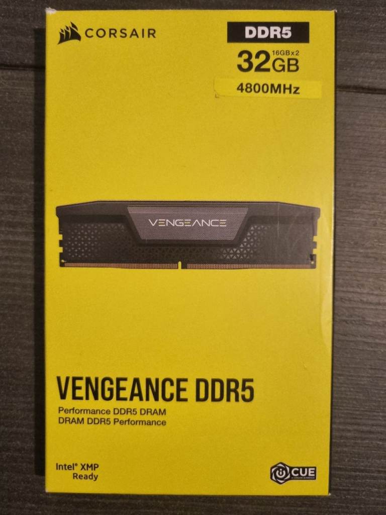 Corsair Vengeance DDR5 32GB (2x16GB) 4800MHz RAM 