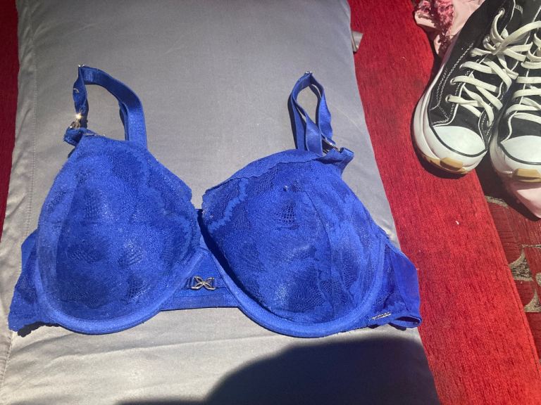 Lovely Blue Lace Bra – Good Condition