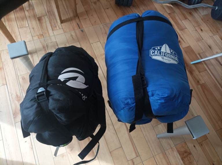 Two 3 season sleeping bags