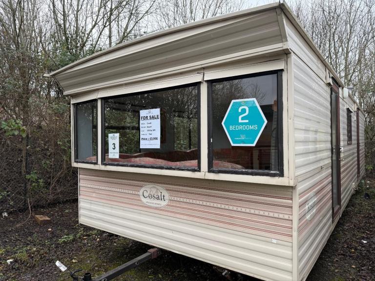 2 Bed Static Caravan - New Carpets - Offsite Sale for Own Land / Farms