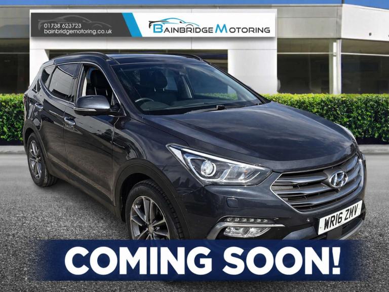 2016 Hyundai Santa Fe 2.2 Santa Fe Premium SE Blue Drive CRDi Auto 4WD 5dr SUV Diesel Automatic