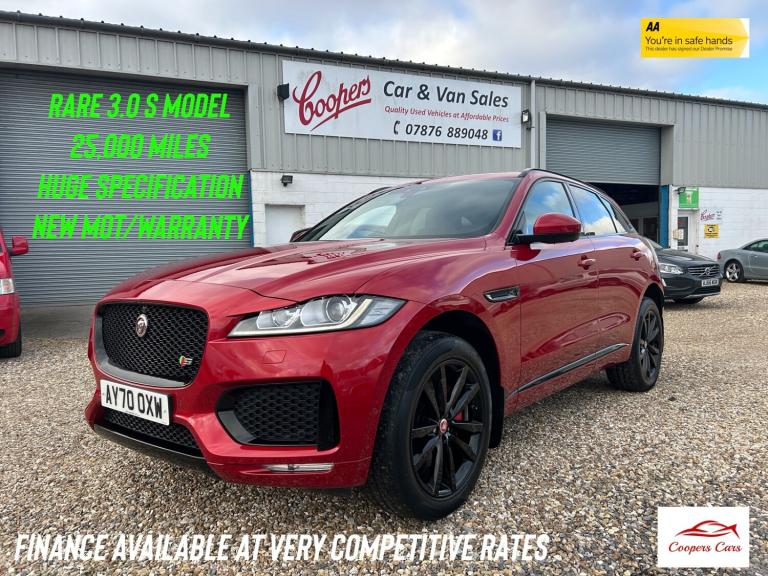 2020 Jaguar F-Pace 3.0d V6 S 5dr Auto AWD ESTATE Diesel Automatic