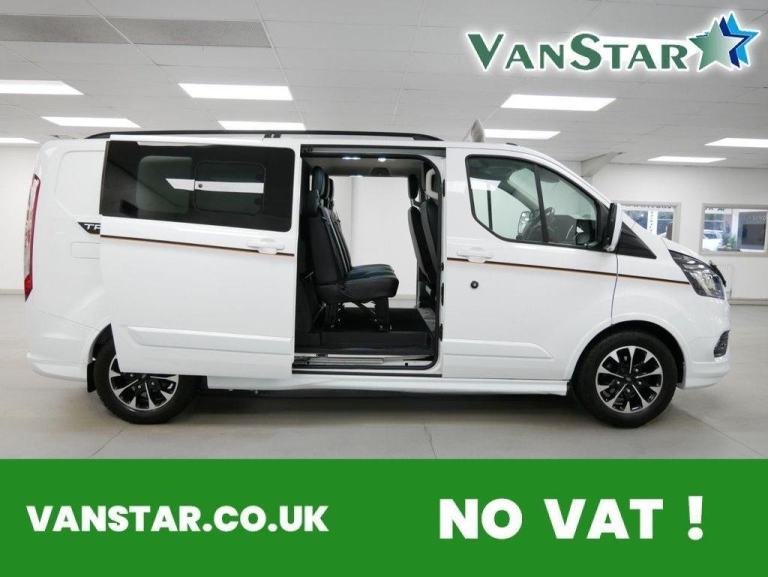 2021 TRANSIT CUSTOM 320 2.0 EBL 185 BHP LONG SPORT CREWCAB 5 SEATER ( NO VAT )