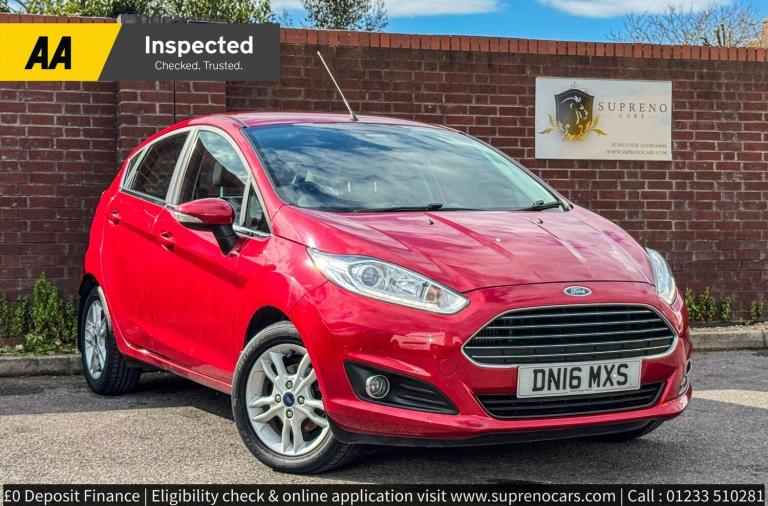 2016 Ford Fiesta 1.0T EcoBoost Zetec Euro 6 (s/s) 5dr HATCHBACK Petrol Manual