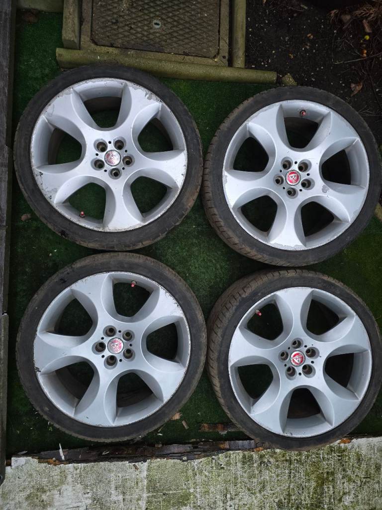 20' Volan Jaguar XF Staggered Alloy Wheels  Tyres 5x108 255 35 r20 285 30 r20