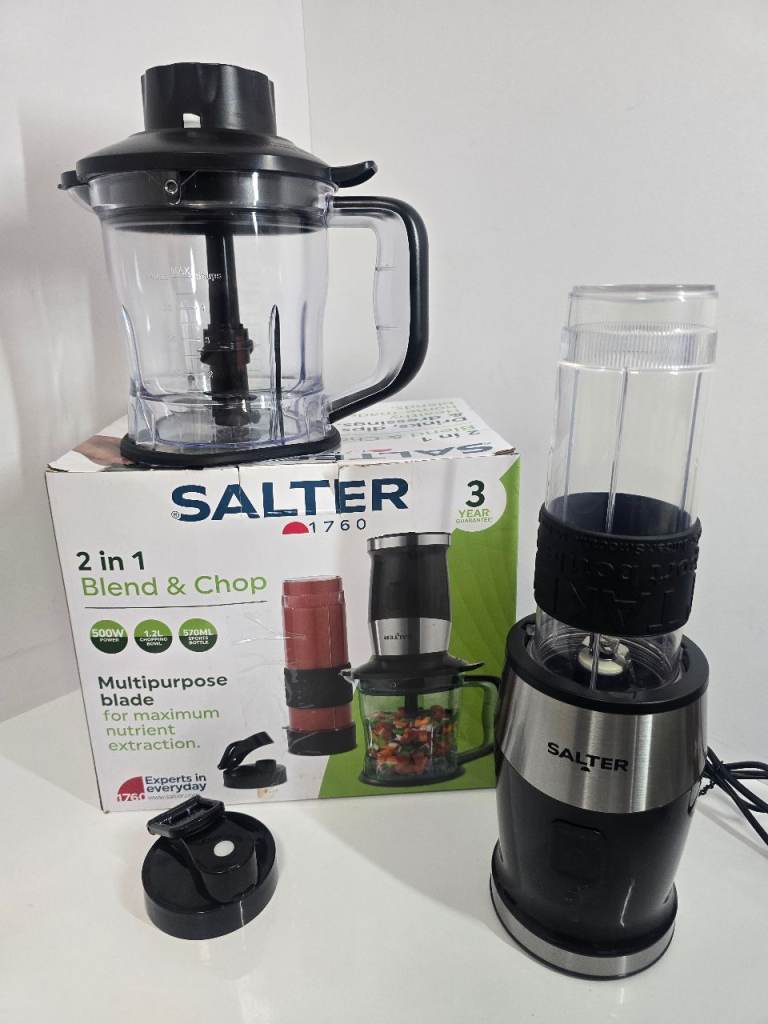 Blender & Food Processor Salter 2-in-1 Blend and Chop