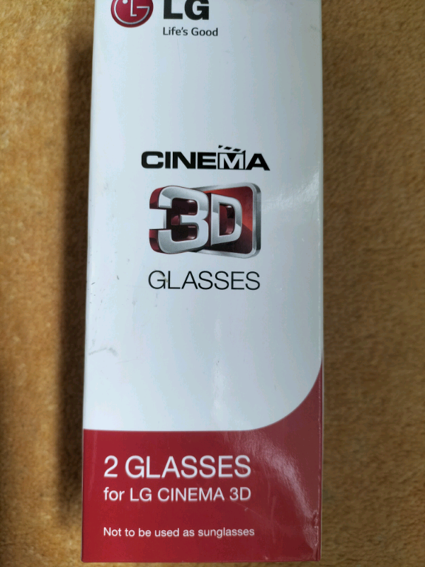 LG CINEMA  TV 3D GLASSES