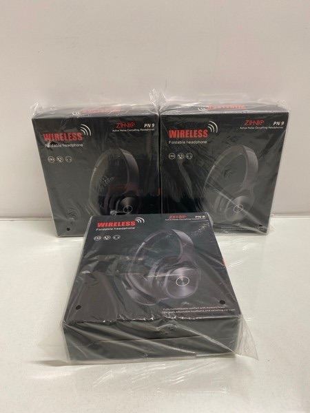 New ZIHNIO PN 9 Wireless Foldable Headphones - Active Noise Cancelling