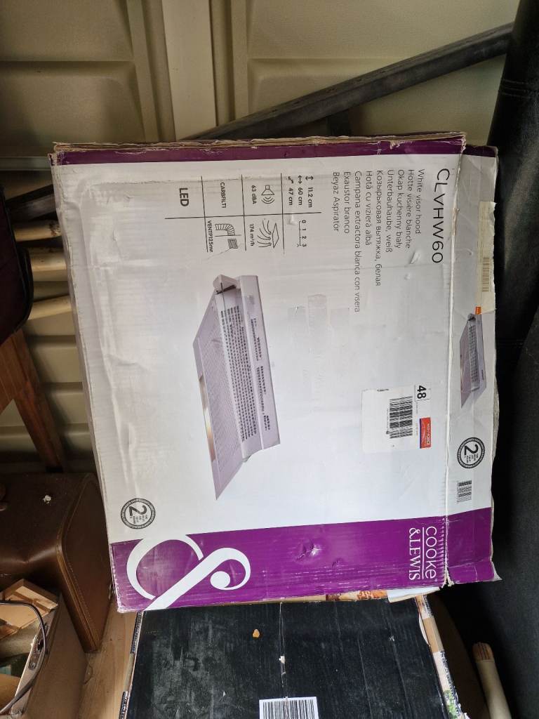 Cooke & Lewis CLVHW60 Cooker Hood - New in Box