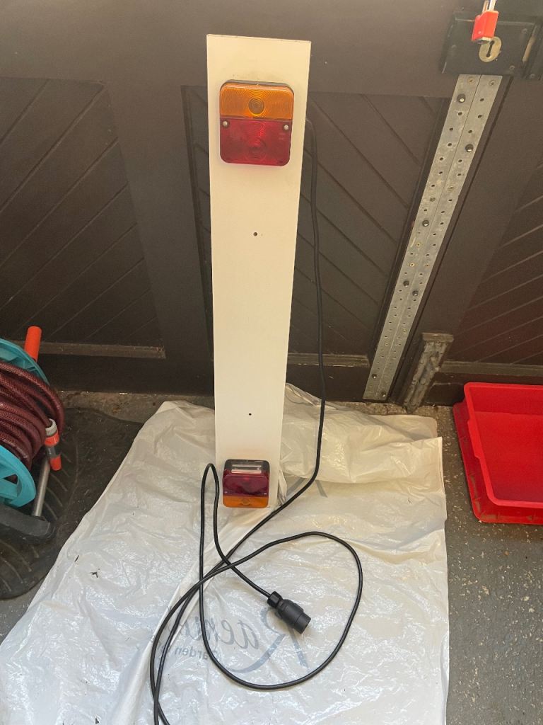 Light board for trailer or bike rack