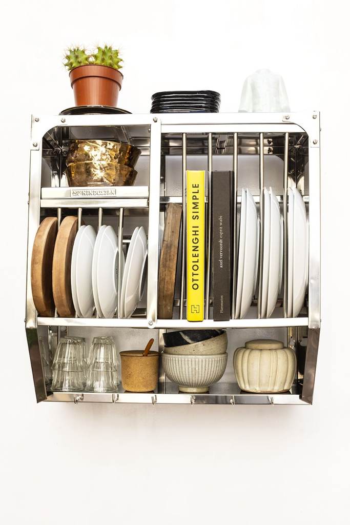 Stainless Steel Wall-Mounted Dish Drainer Rack - NEW
