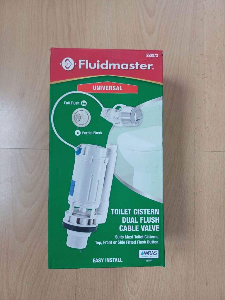 Fluidmaster Universal Toilet Cistern Dual Flush Valve – Unused