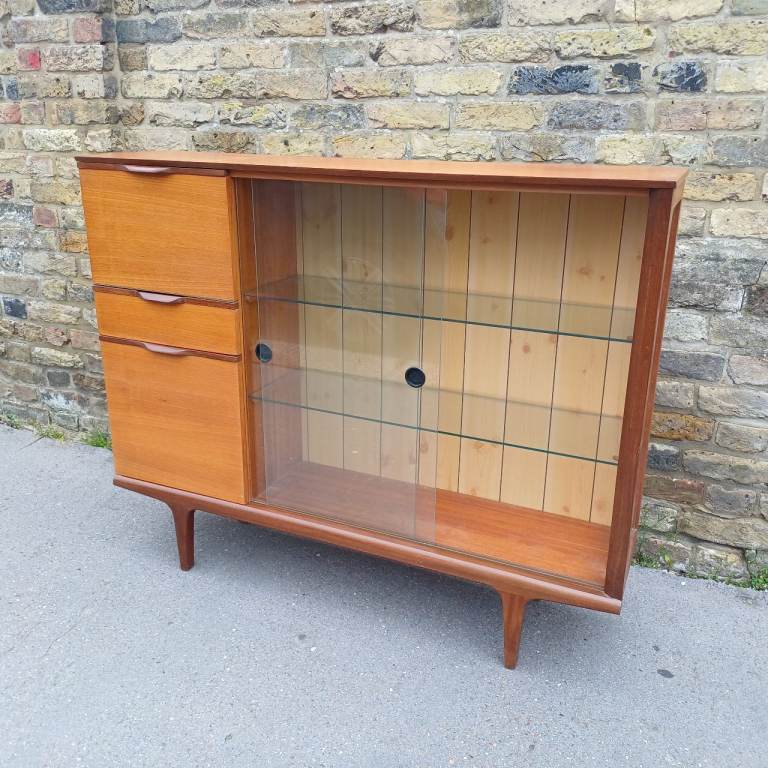 Mid century Teak cabinet from the 1960's,bookcase sideboard