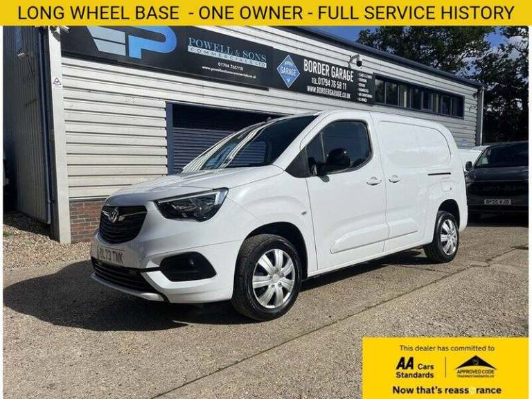 2023 Vauxhall Combo 2300 1.5 Turbo D 100ps H1 Pro Van PANEL VAN DIESEL Manual