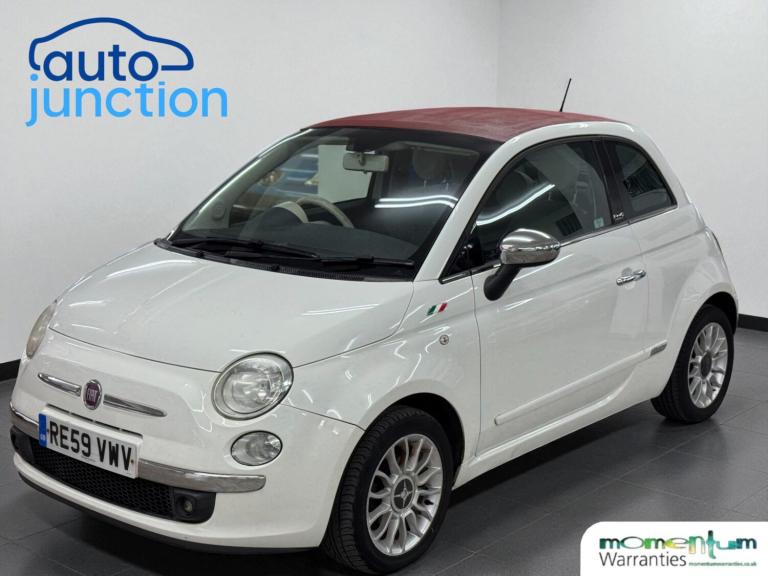 2009 Fiat 500 1.2 Lounge 2dr [Start Stop] CONVERTIBLE Petrol Semi Automatic