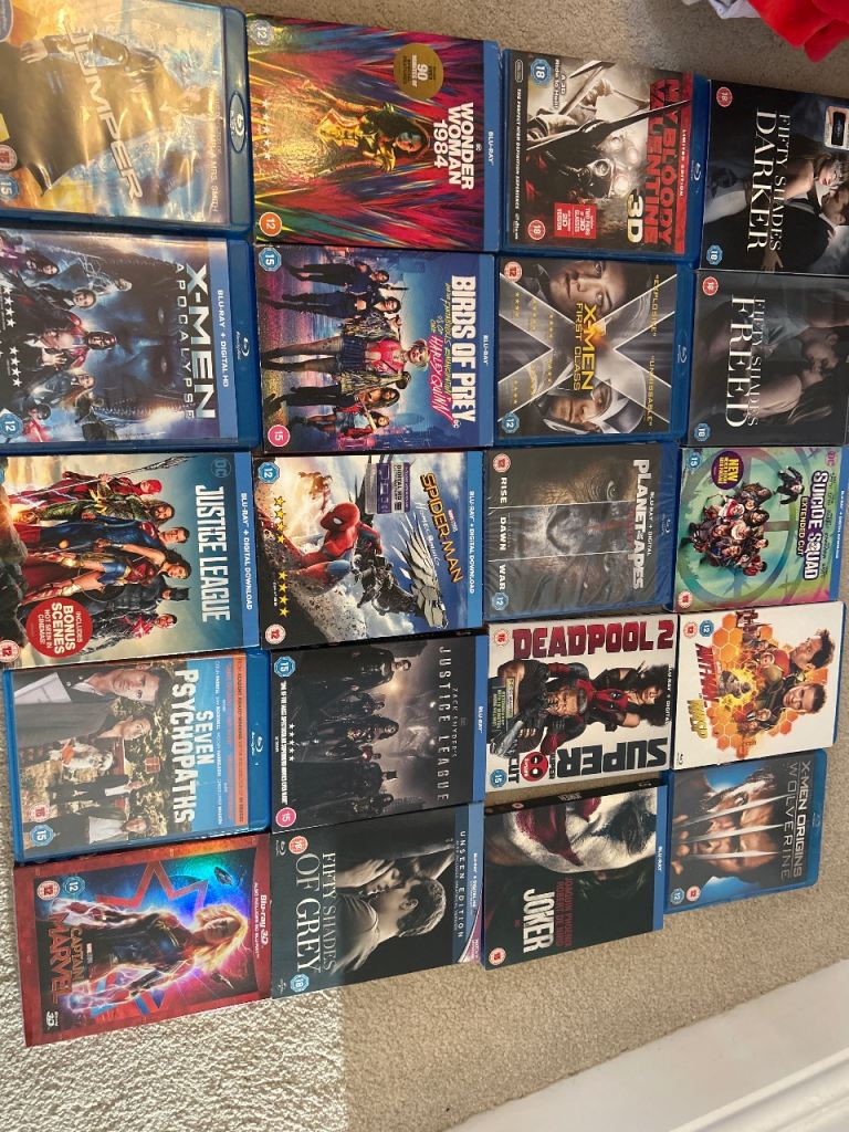 Bundle of blu rays 