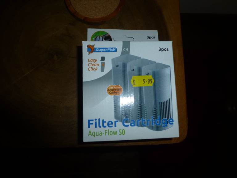 Superfish Filter Cartridge Aqua-flow 50 brand new pack of 3