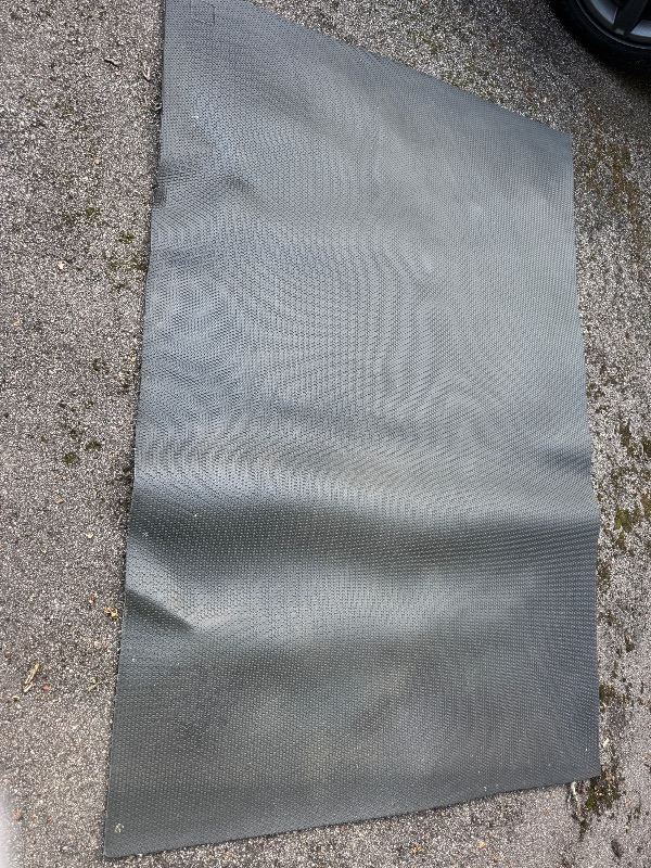 Free black foam exercise mat 180x120 cm