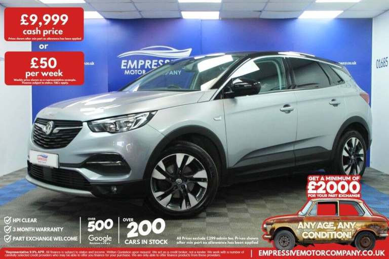 2019 69 VAUXHALL GRANDLAND X 1.5 TURBO D BLUEINJECTION SPORT NAV SUV 5DR DIESEL