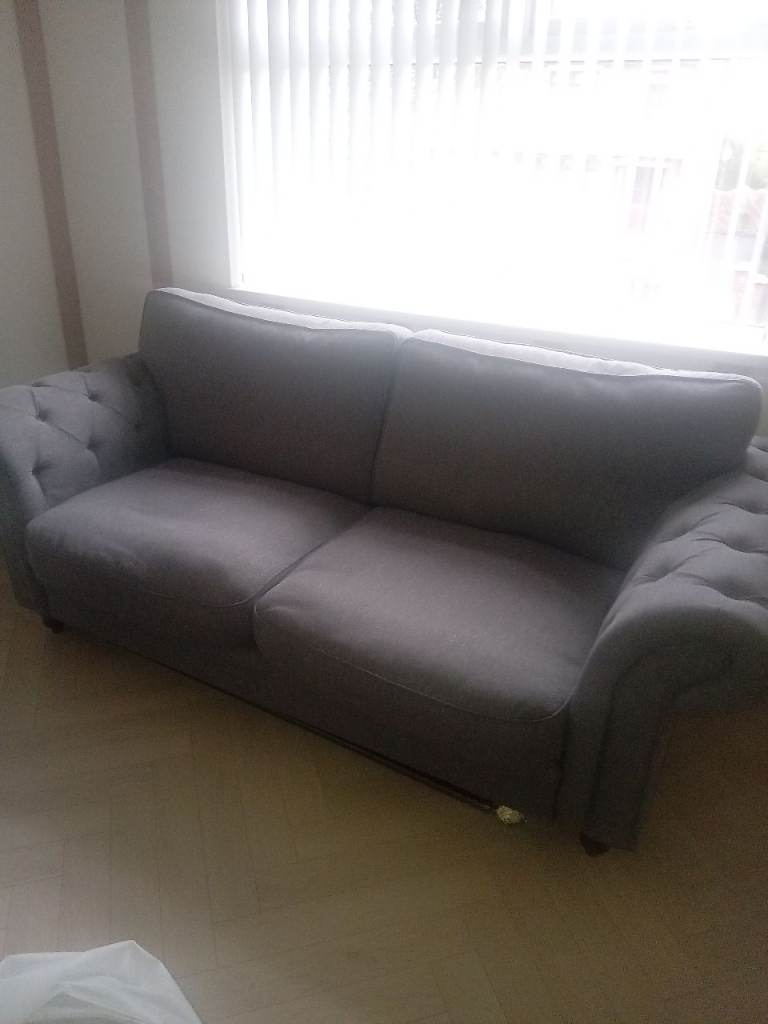 Grey Charleston  sofa from ezy living 