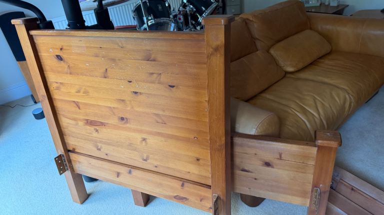 Pine Single Bed & Emma Mattress 