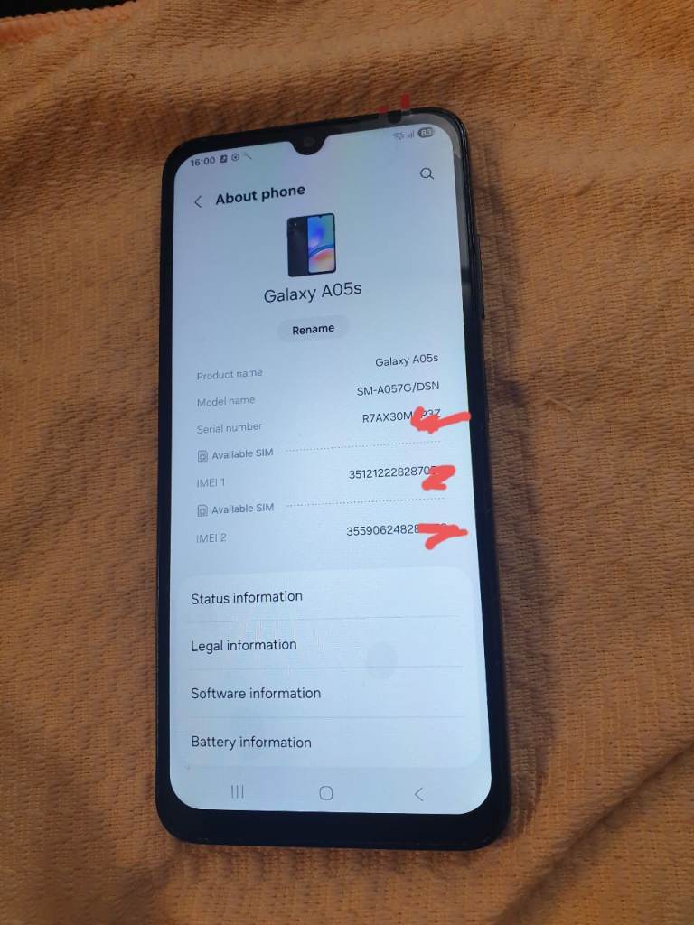 Samsung Galaxy A05s Mobile Phone –Good Condition khaltek 