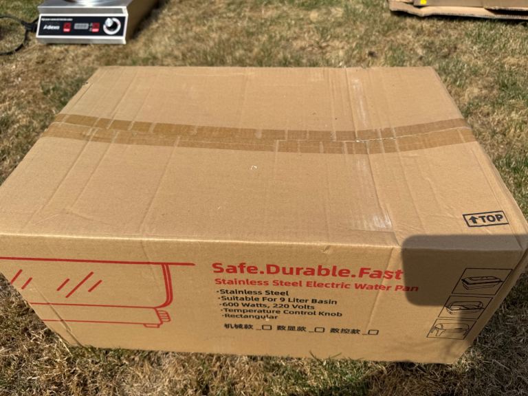 Electric Countertop Bain Marie display with cover