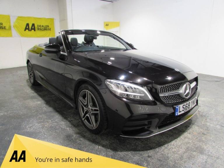 2018 68 MERCEDES-BENZ C-CLASS 1.5 C200 MHEV AMG LINE CABRIOLET 2DR PETROL G-TRON