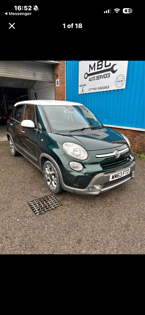 Fiat, 500L, MPV, 2013, Manual, 1248 (cc), 5 doors