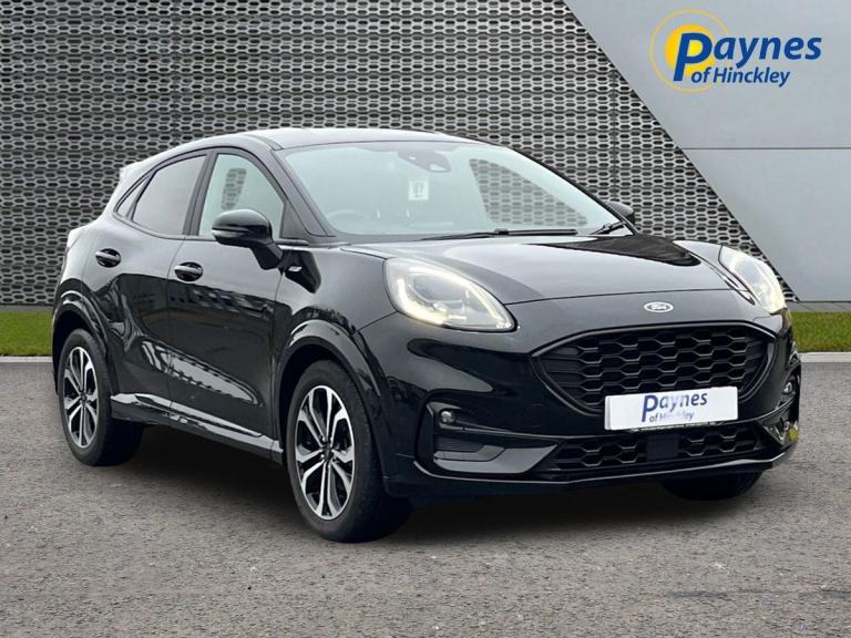 2024 Ford Puma ST-Line 1.0 EcoBoost 125ps mHEV in Agate Black, 6 Speed Manual