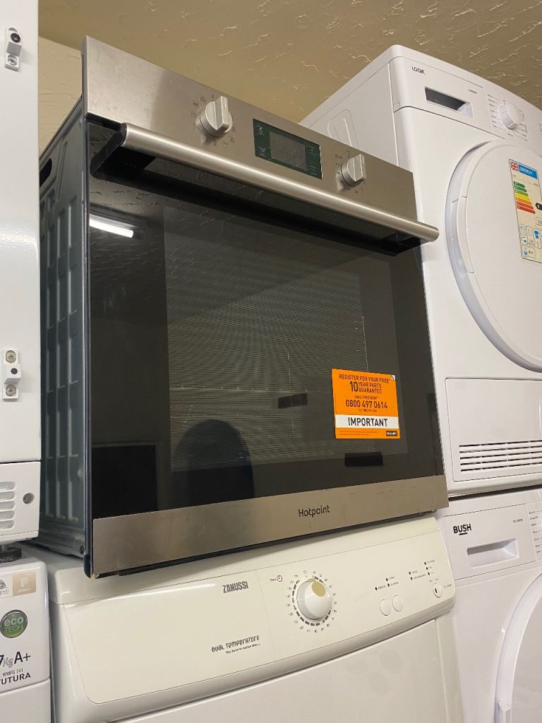 🚚✅SILVER HOTPOINT 59x59CM BUILT IN ELECTRIC OVEN £125 WE DELIVER 