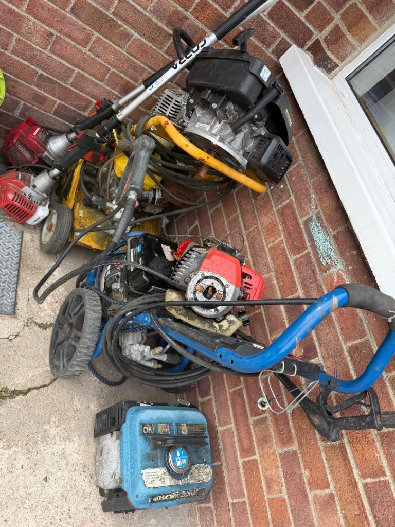 Job Lot Garden Power Tools - Pressure Washer, Strimmer, Lawn Mower