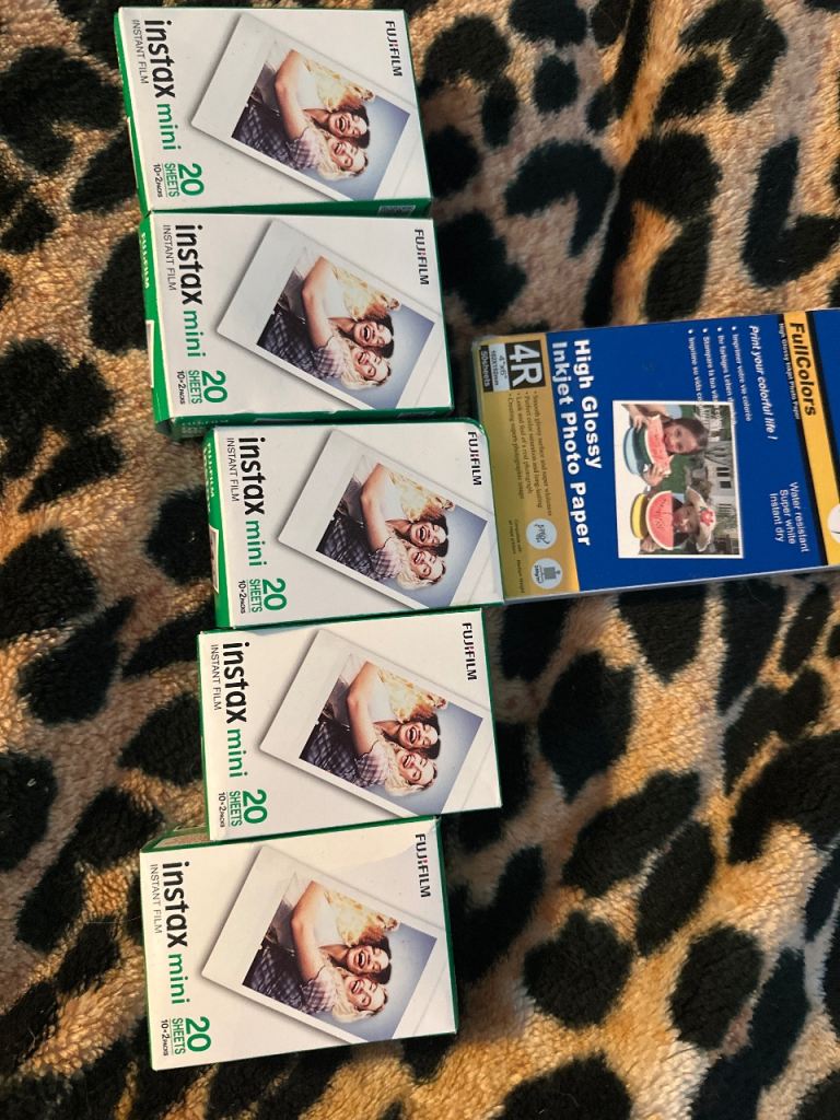 Instax mini 20 sheets EACH
