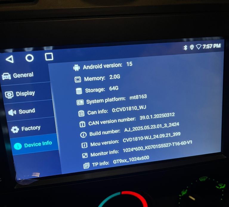 Ford-Android 13 Car Stereo-Fiesta 2006-2008, Focus 2005-2008, 7" TouchScreen-CarPlay Android Auto.