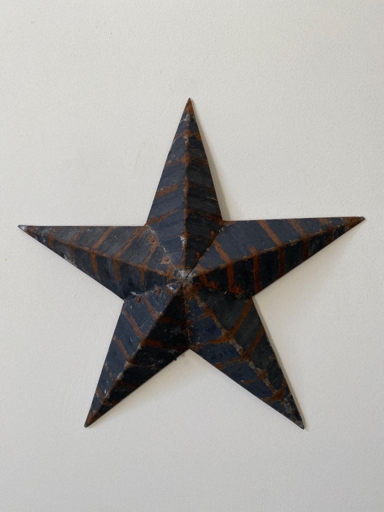 Vintage Black metal star