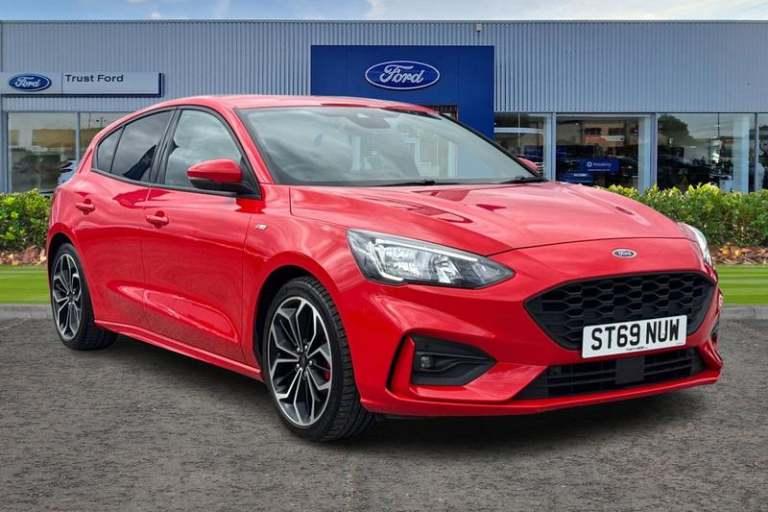 2019 Ford Focus 1.0 EcoBoost 125 ST-Line X 5dr Auto- With Satellite Navigation Automatic Hatchbac...