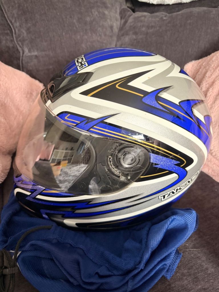 Helmet, gloves and boots and jacket 