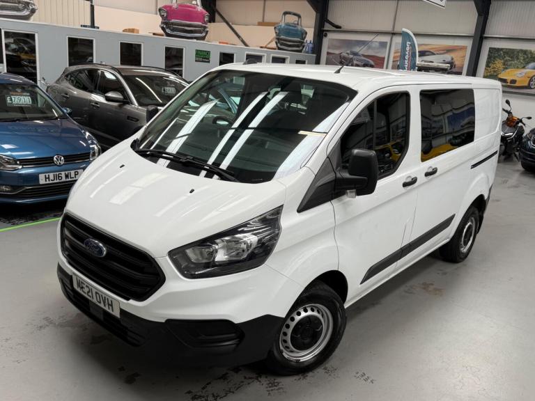 2021 Ford Transit Custom 2.0 EcoBlue 105ps Low Roof D/Cab Leader Van PANEL VAN DIESEL Manual