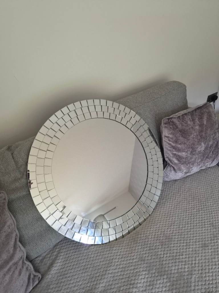 Mosaic mirrored glass mirror