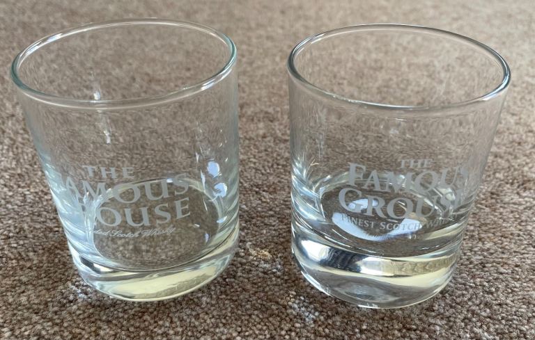 Famous Grouse Whisky Glasses