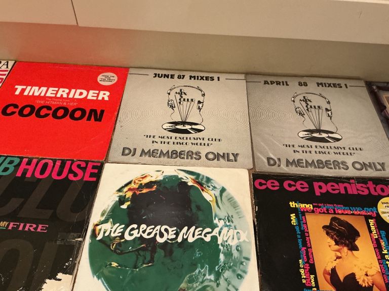 Vinyl album and 12” singles collection 