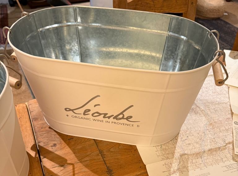 Château de Léoube Large Metal Wine & Champagne Cooler Ice Bucket