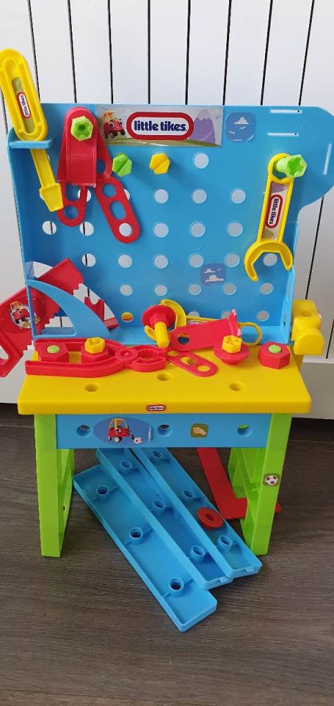 FREE Little Tikes Kids Toy Workbench – Colourful Plastic Tools