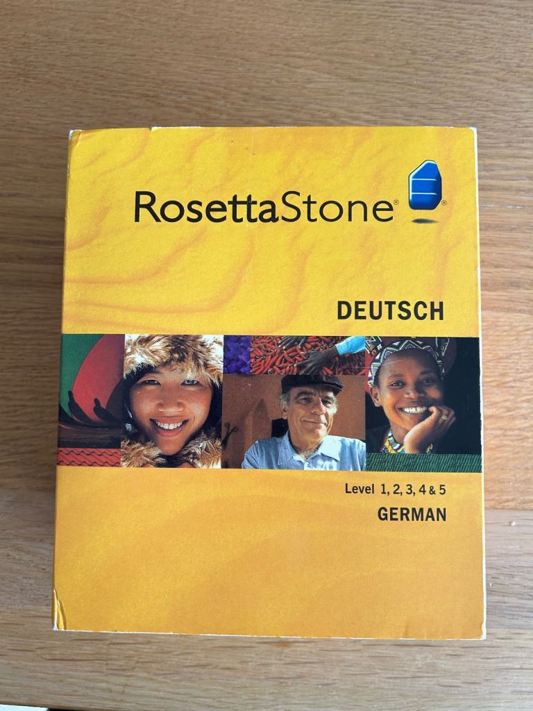Rosetta Stone Language course.      German