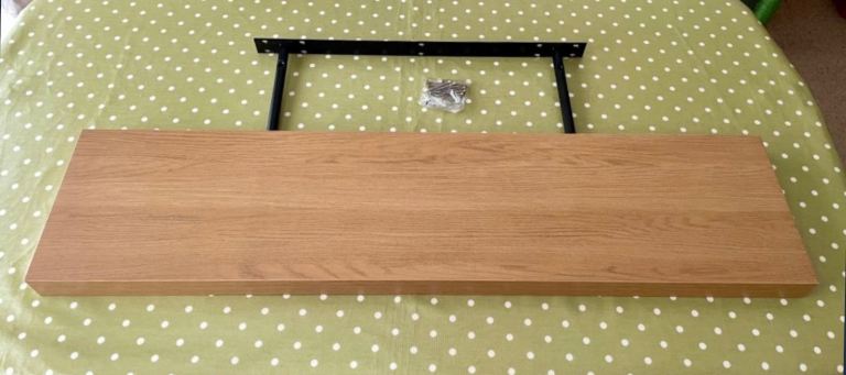 image for IKEA Oak Finish ‘Lack’ Floating Shelf 110cm x 26cm VGC - collect from Gosport