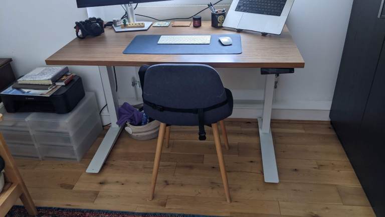 Fully Jarvis Hardwood Standing Desk - Light Walnut, Excellent Condition